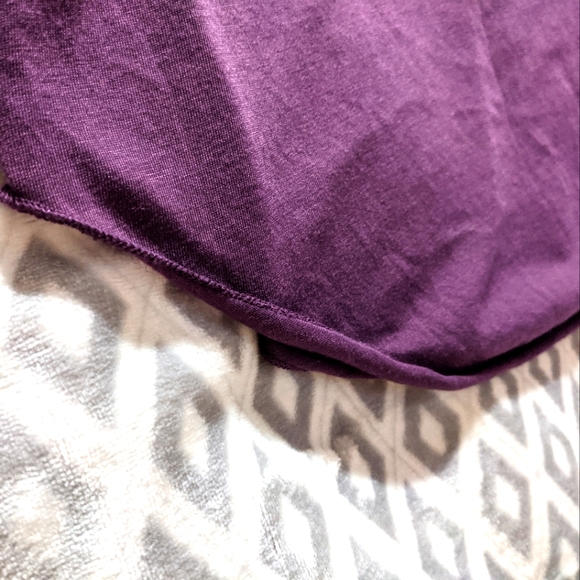 Freedom tank top shirt Size Small /M purple racerback style with birds for women - Picture 8 of 10